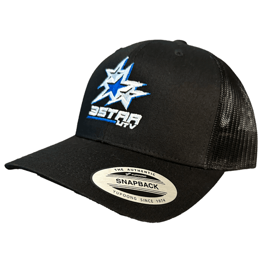 A black hat with a star on it