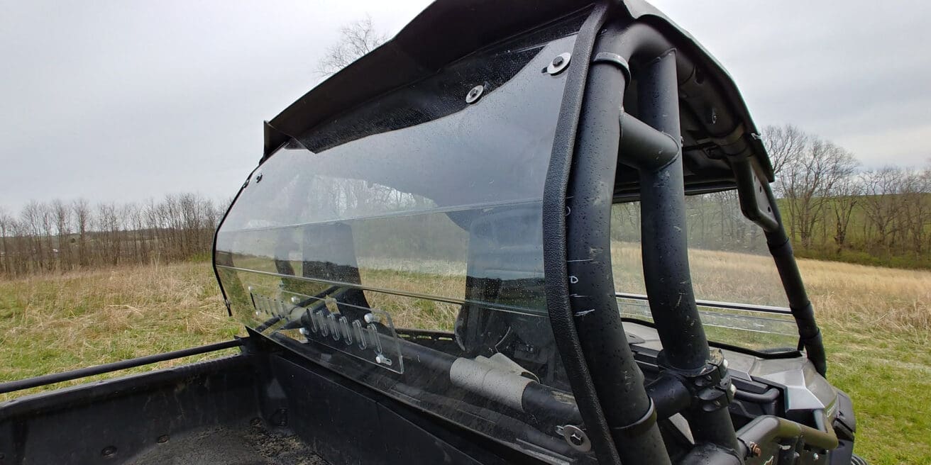 Can-Am Defender Max 4 - 1 Pc Lexan Back Panel w/Vent Option