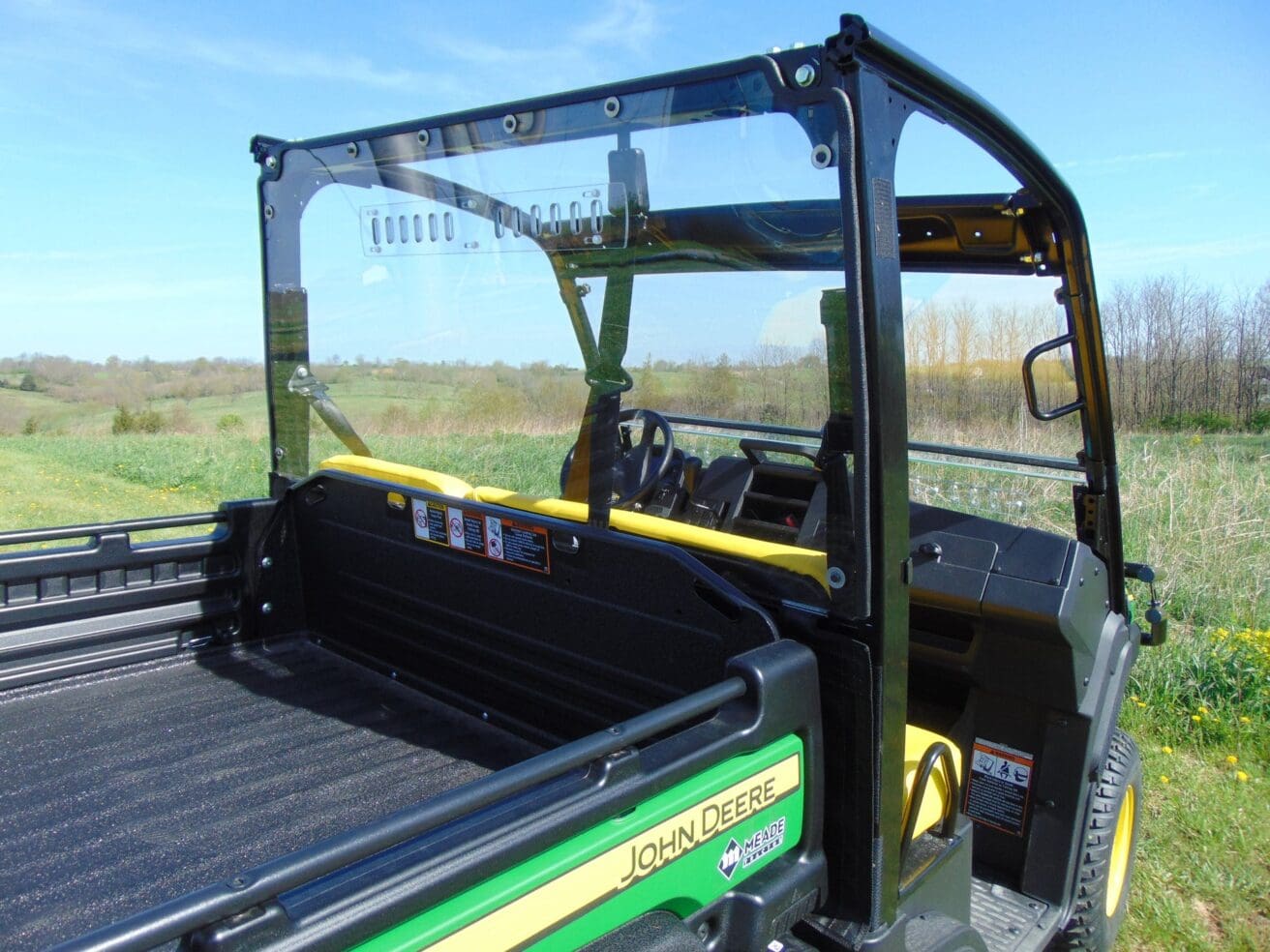 John Deere Gator rear window and cab.