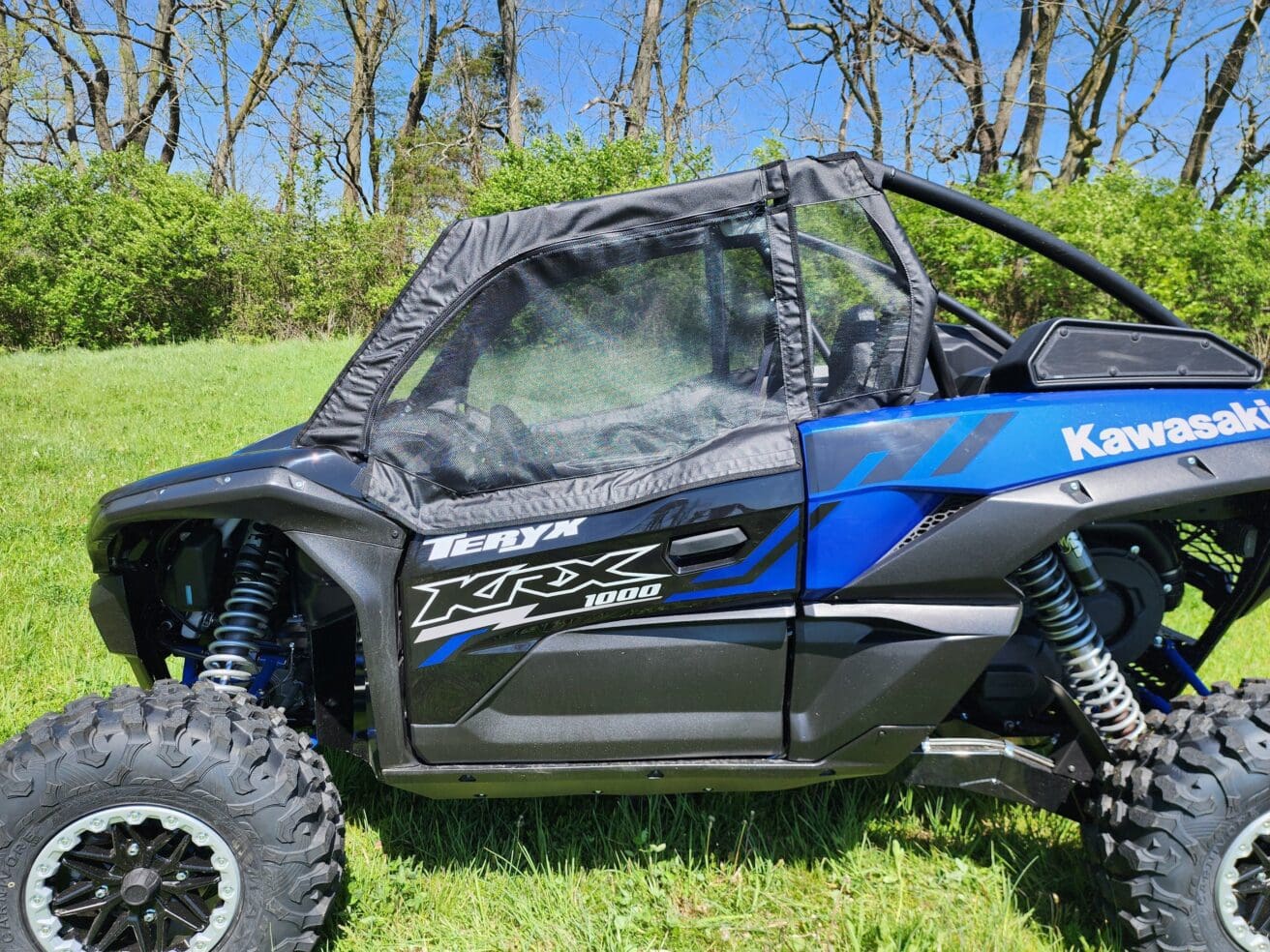 Kawasaki Teryx KRX 1000 side view.