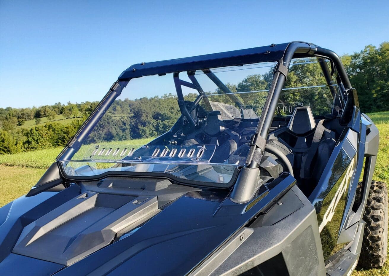 Can-Am Maverick X3 windshield upgrade.