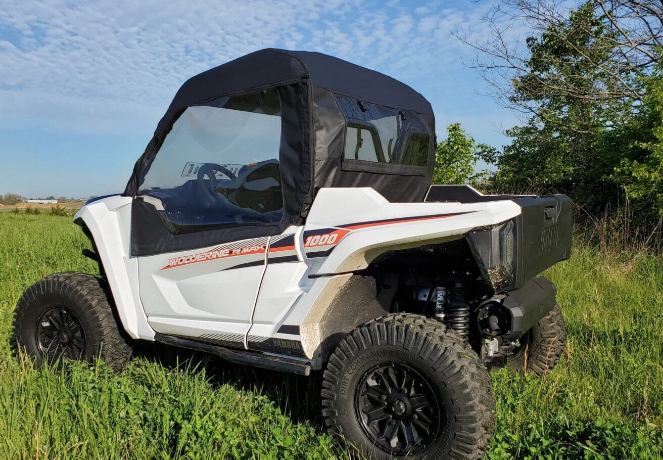 Yamaha Wolverine RMAX 1000 with cab enclosure.