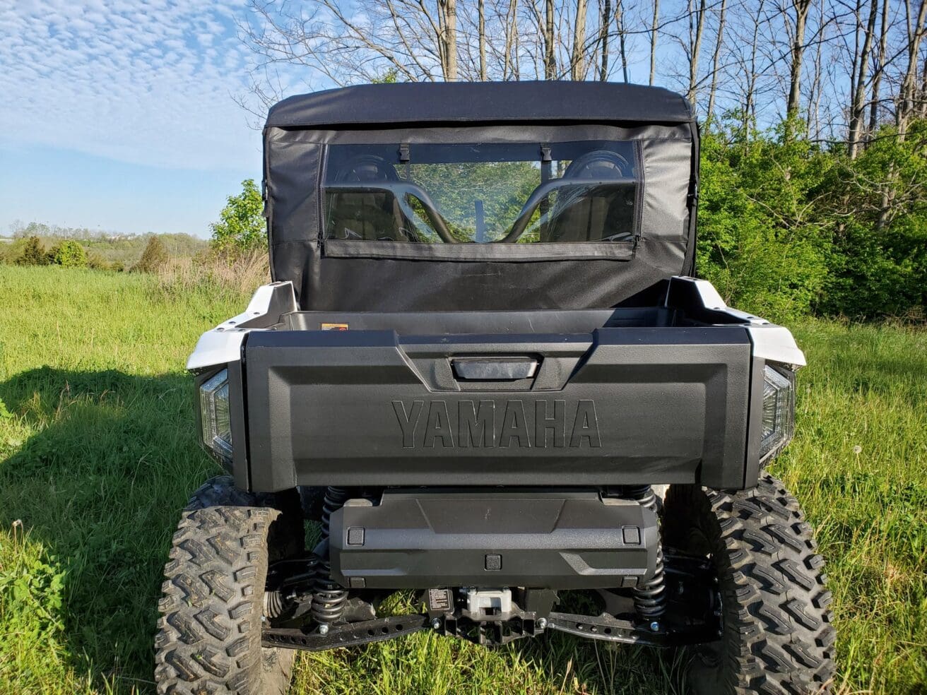 Yamaha side-by-side with rear window.