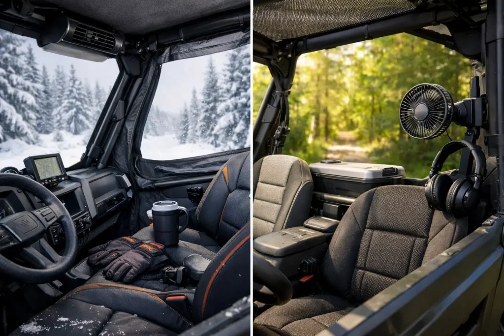 10 Best UTV Comfort Upgrades for Every Season