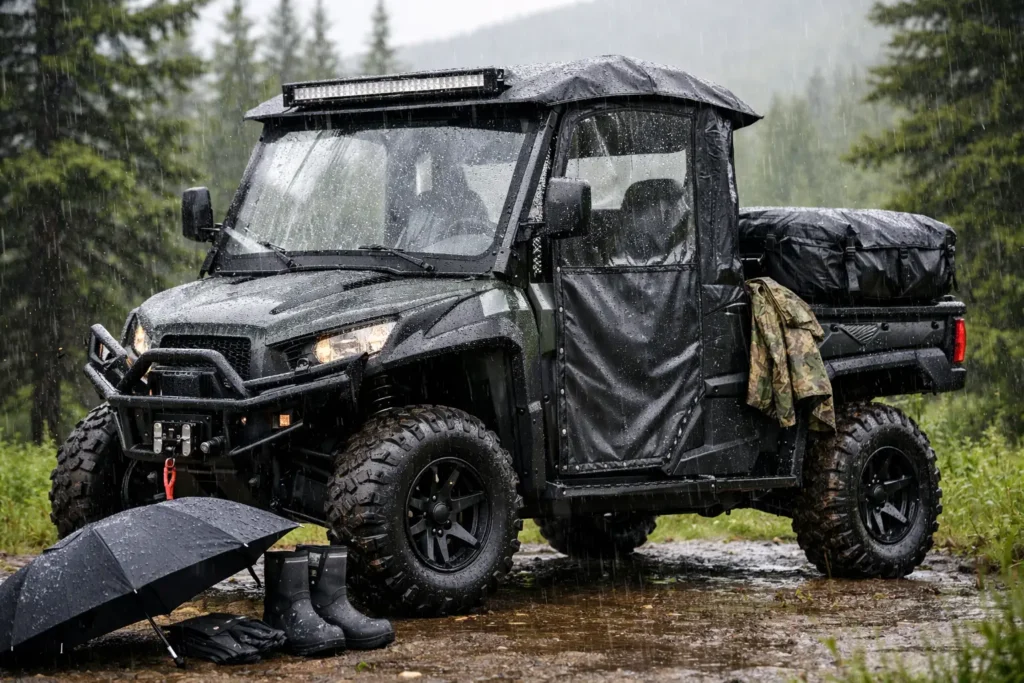 Best UTV Accessories for Rain That Work