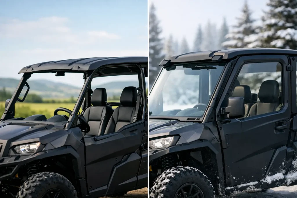 UTV Roof Only vs Full Cab: Which Setup Fits?