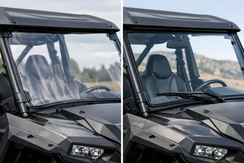 Vinyl Windshield vs Glass Windshield for UTVs