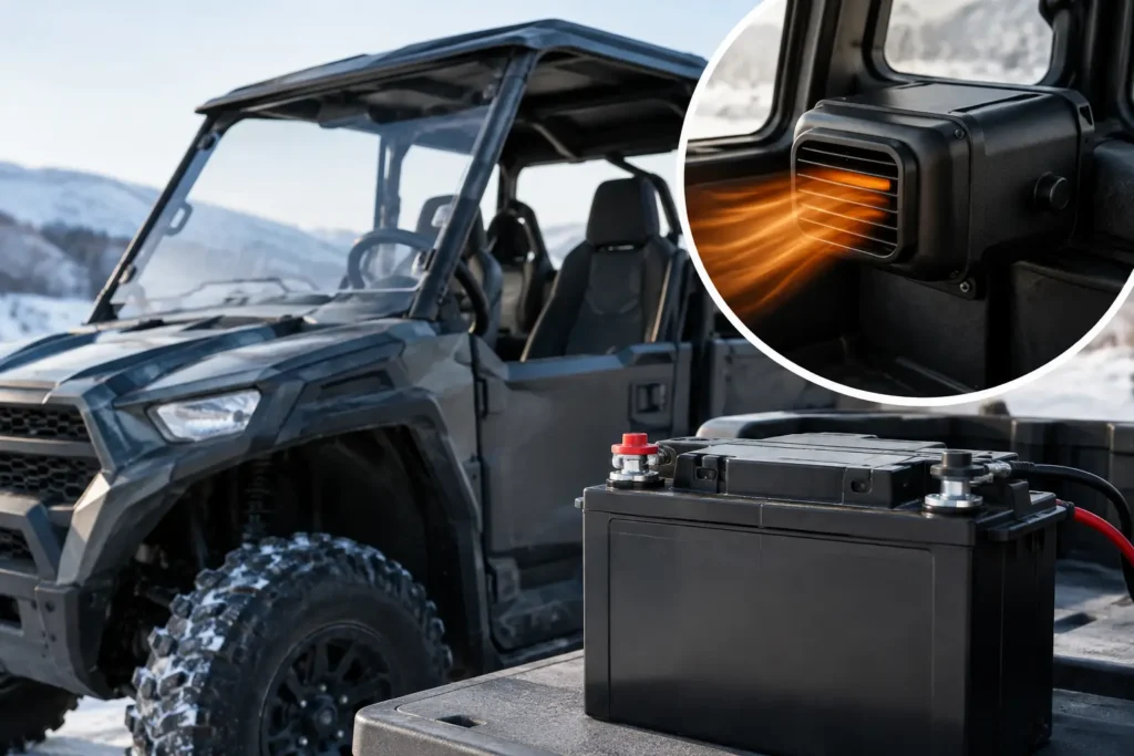 Will a UTV Heater Drain Your Battery Power?