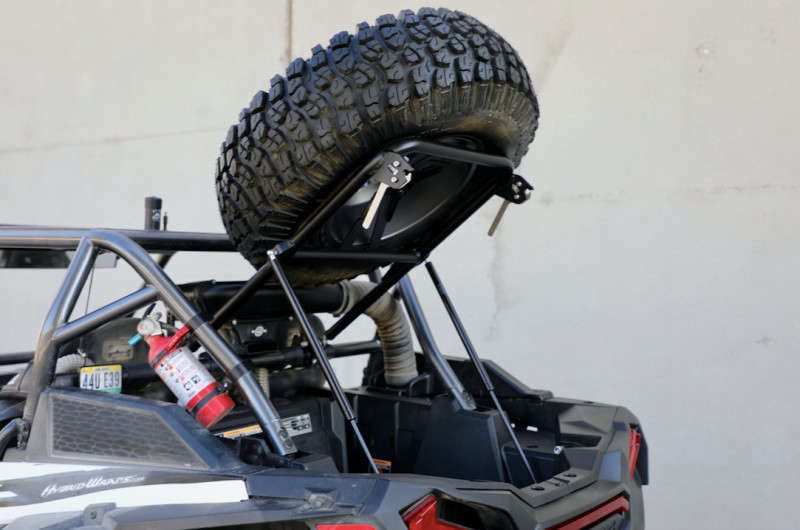 Rzr Xp/Xp4 Turbo / Turbo S/4 Spare Tire Carrier - Will Not Work On Oem Turbo S Cage
