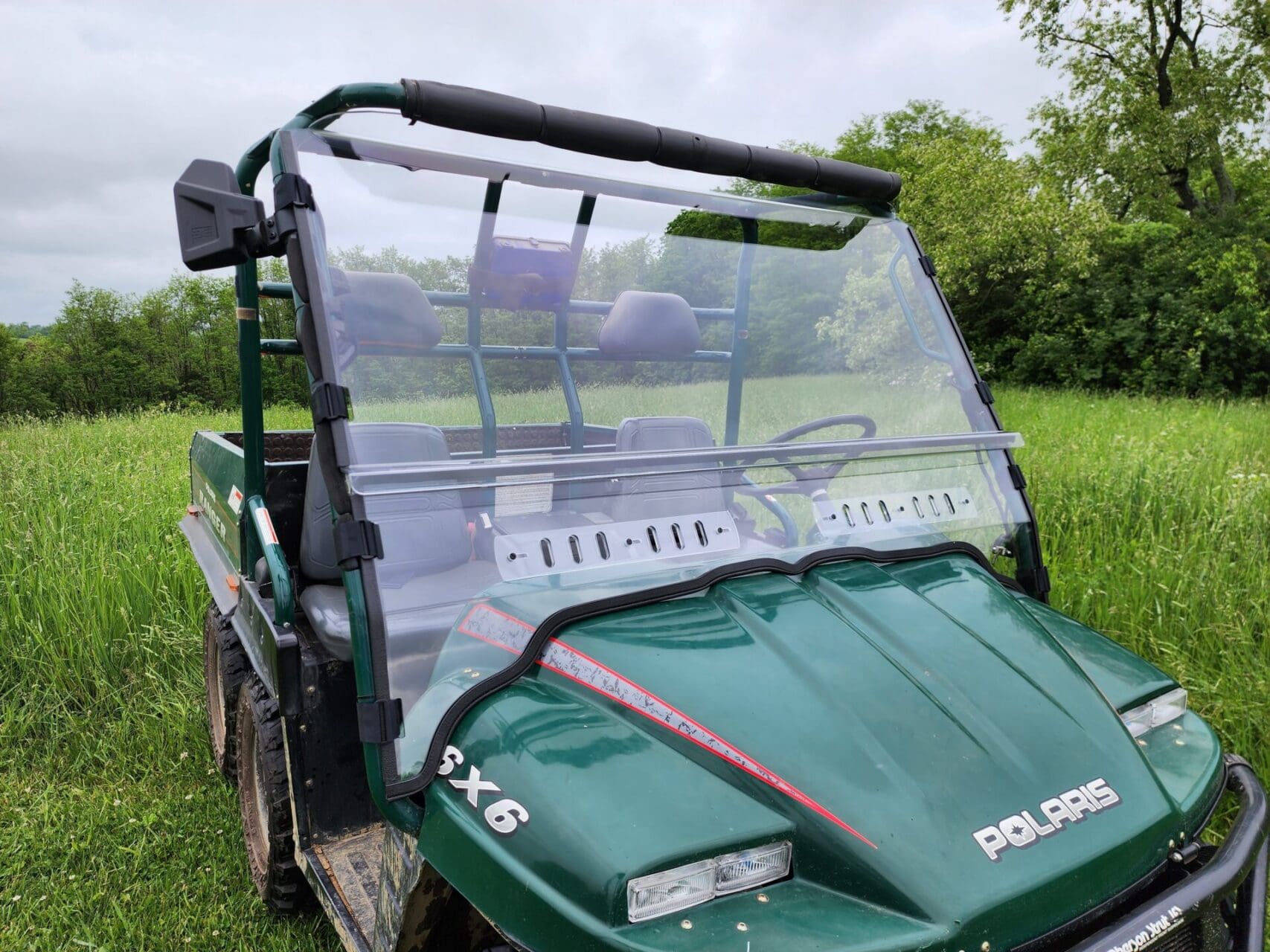 1999 Polaris Ranger - 2 Piece Windshield - Image 2