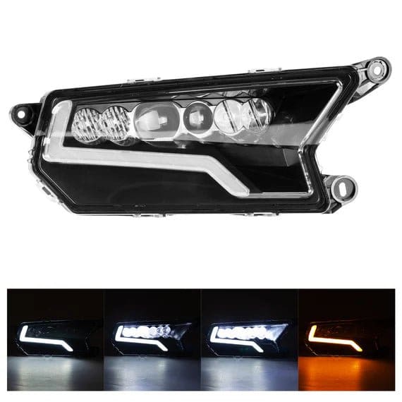24W LED Headlight Waterproof Front Light for Polaris RZR XP 1000 / 4 1000 2024-2025