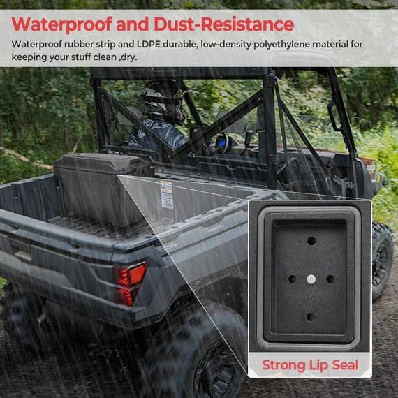 45L Storage box / Cargo Box (Left Side) for Polaris Ranger 1000 900 570 700 XP 1000 - Image 9