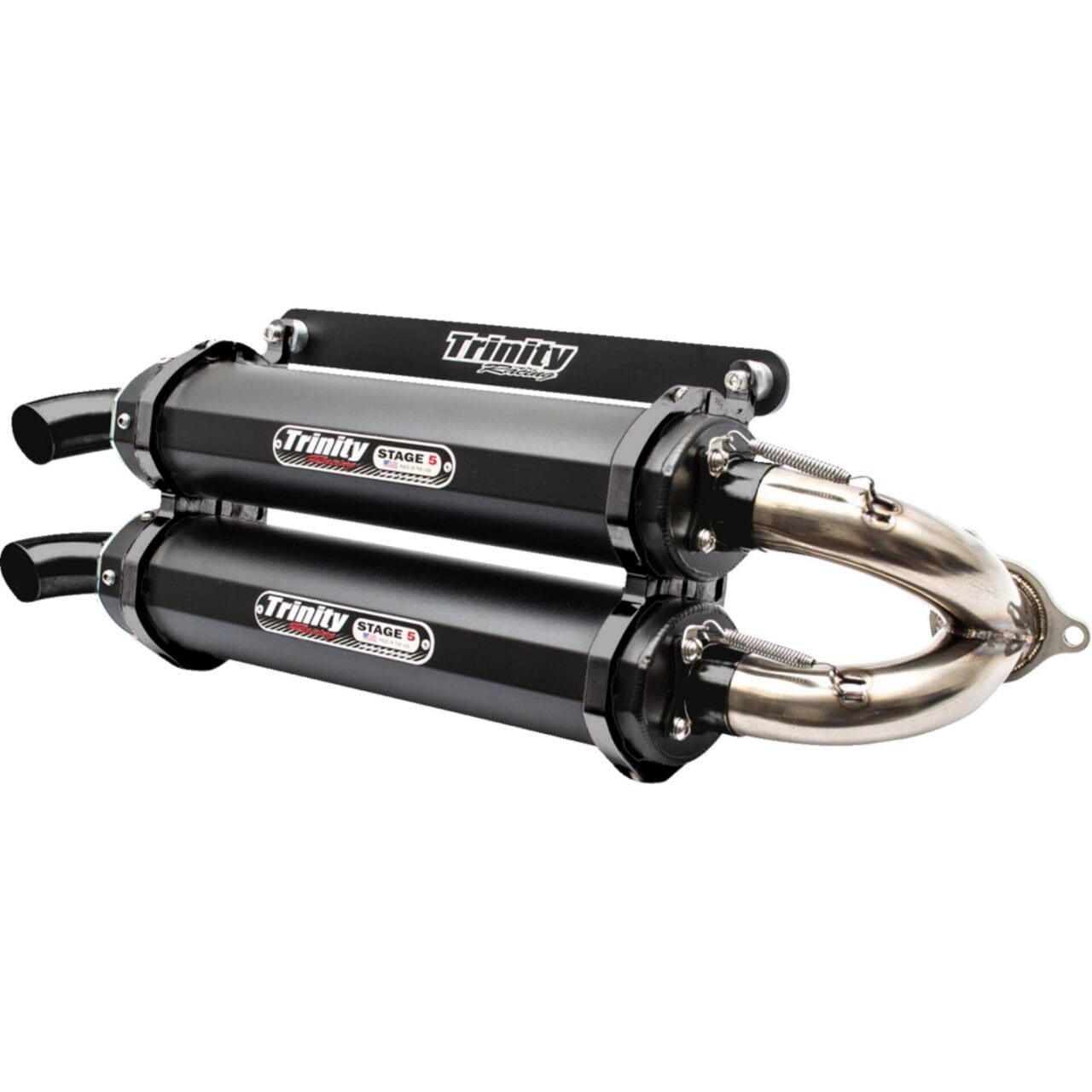 Rzr Xp/Xp4 Turbo / Turbo S Dual Slip On - Cerakote Black