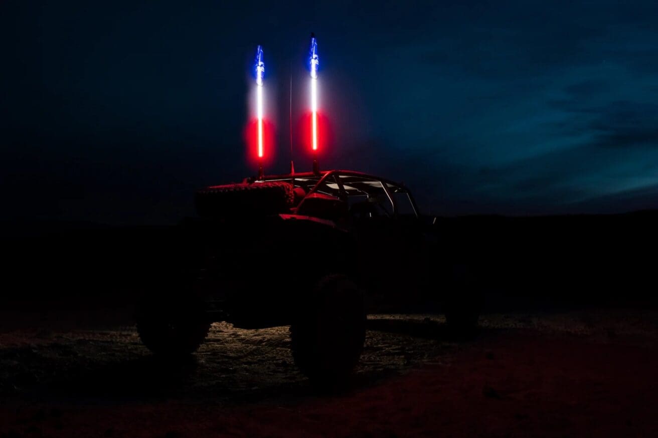 5150 Whips - Red/White/Blue Hyper Color Whips (Singles)
