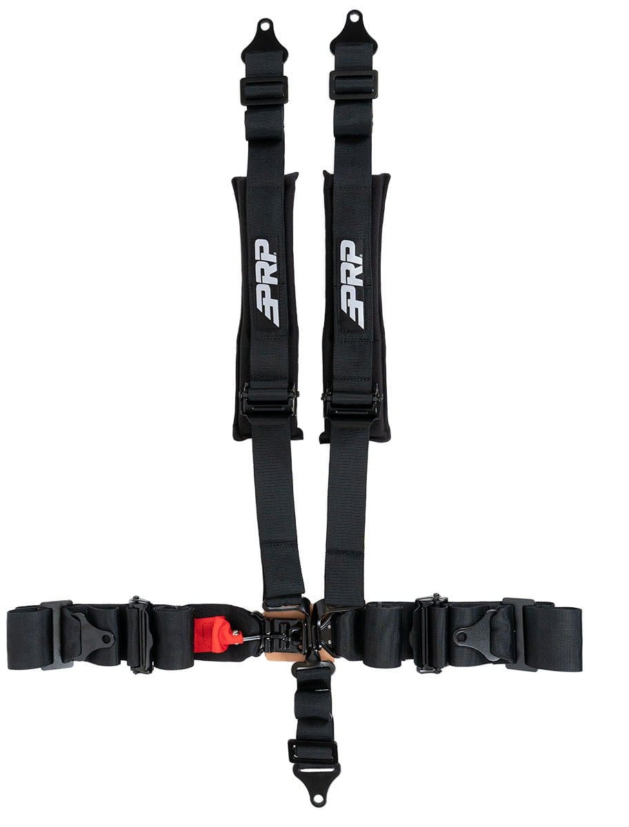 5.3x2 Harness - 5 point harness, 3" lap belts; 2" shoulder belts with removable pads; lap belt: EZ adjusters, removable tabs