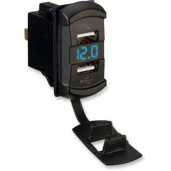 Dual USB Charger with Voltage Monitor