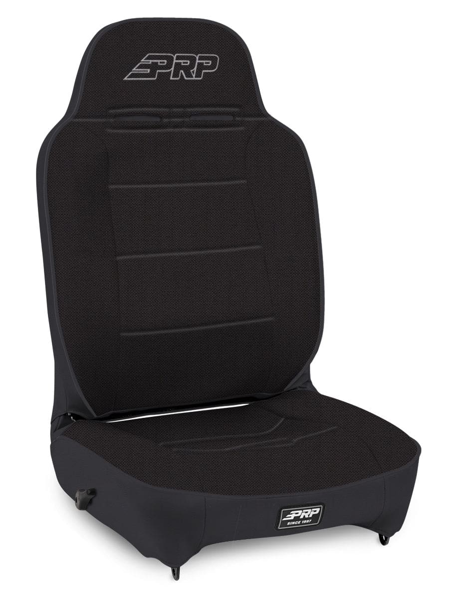 Enduro High Back Reclining Suspension Seat, Passenger Side; Black