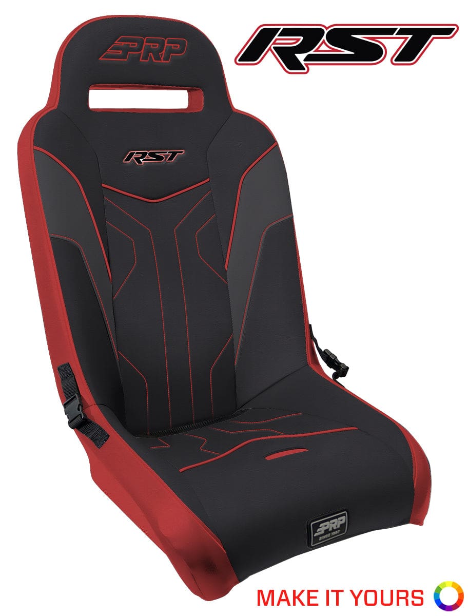 RST Suspension Seat for Polaris RZR 570, 800, 900, ACE; Can-Am Commander (2011-2020), Can-Am Maverick (2013-2017); Arctic Cat Havoc, & Wildcat XX