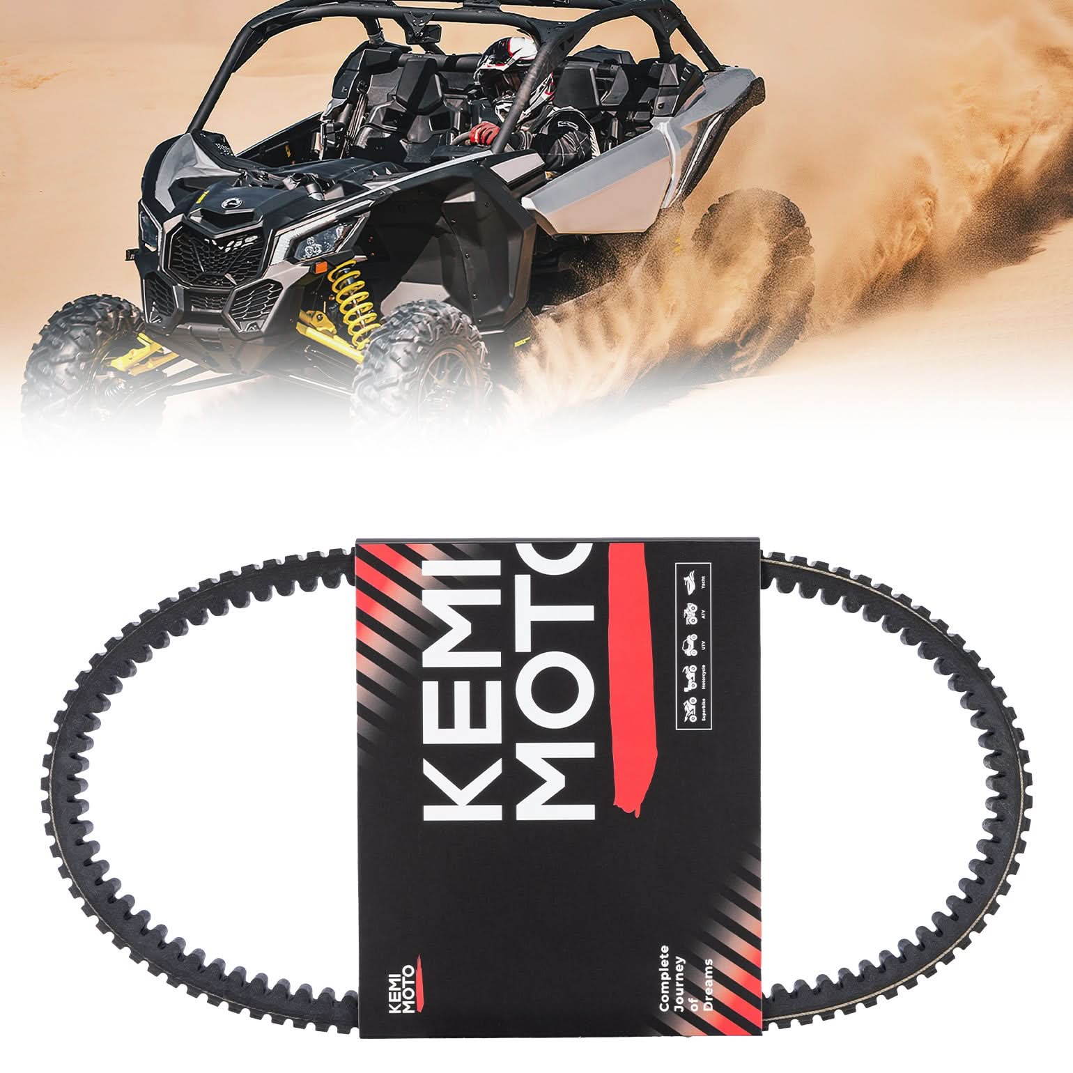 KEMIMOTO Upgraded X3 Drive Belt for Can-Am Maverick X3 and MAX