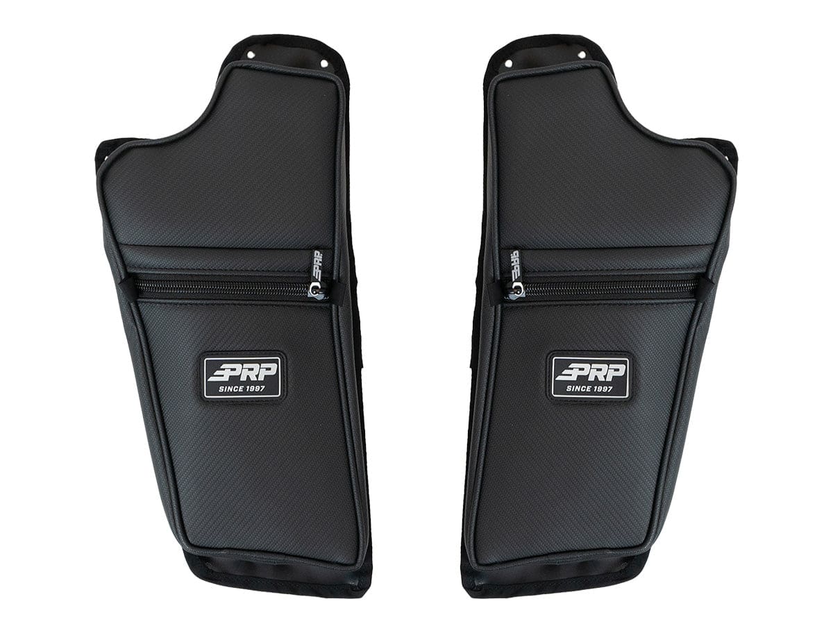 Front Lower Door Bags with Knee Pad for 16+ Polaris General (Pair)