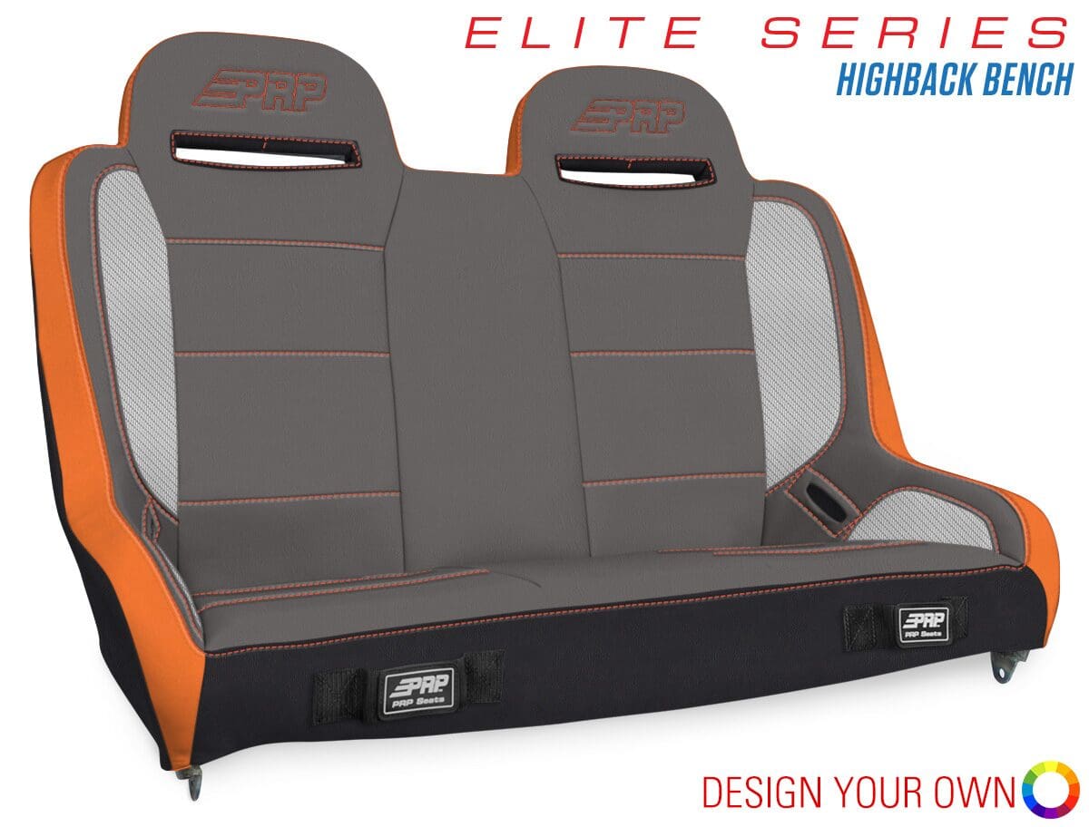 Elite Series High Back Rear Suspension Bench Seat (40-53")