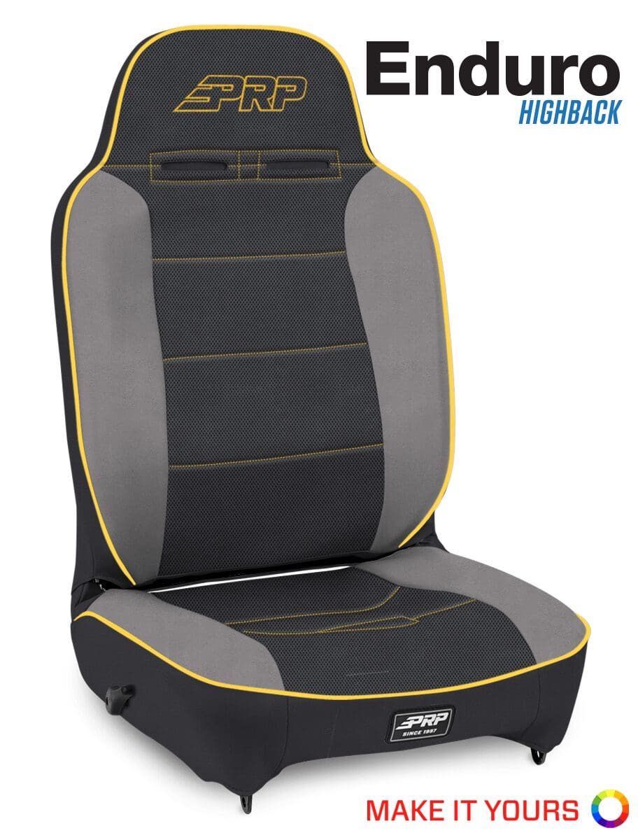 Enduro High Back Reclining, 4" Extra Tall and Extra Wide Suspension Seat, Passenger Side