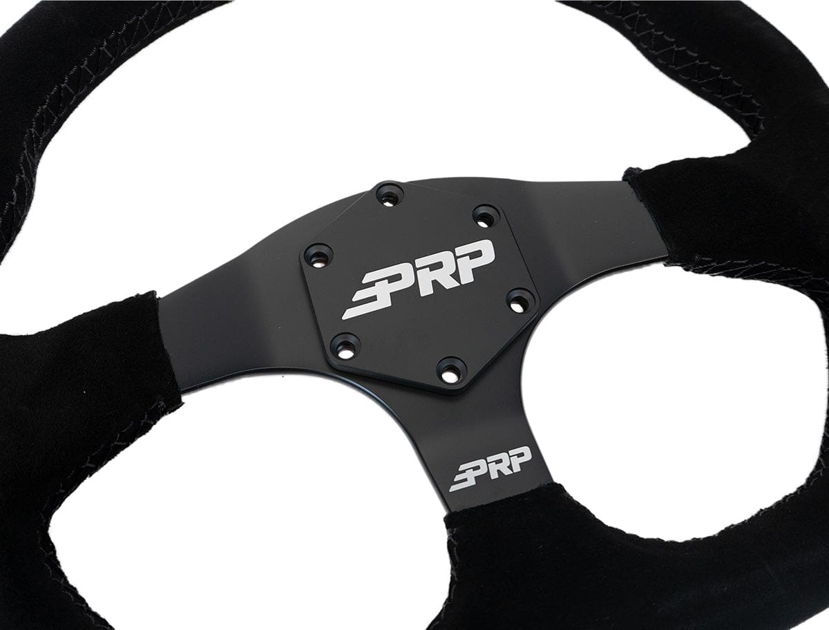 Comp-RÂ Suede Steering Wheel, Black - Image 2