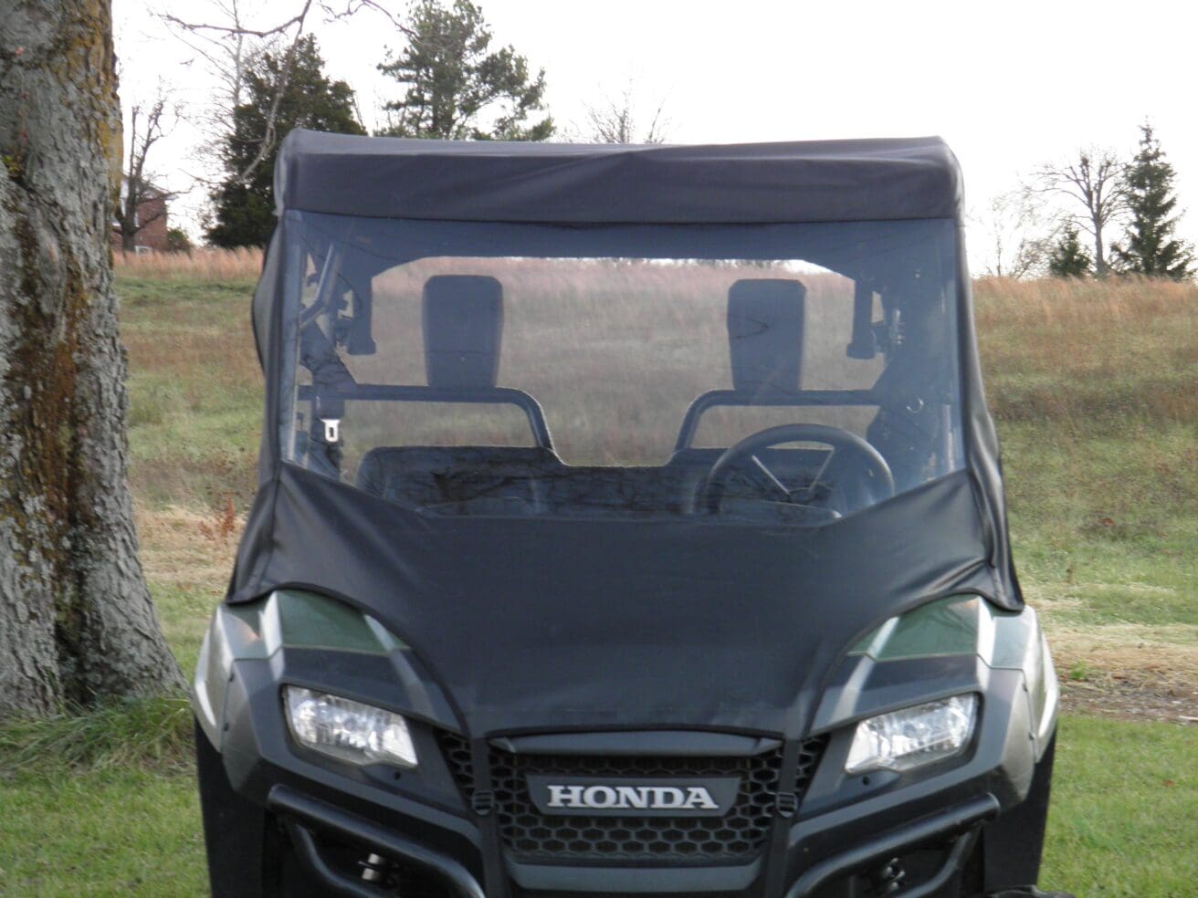 Front view of Honda off-road utility vehicle