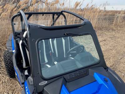 RZR Turbo S Laminated Glass Windshield with hand wiper - Image 4