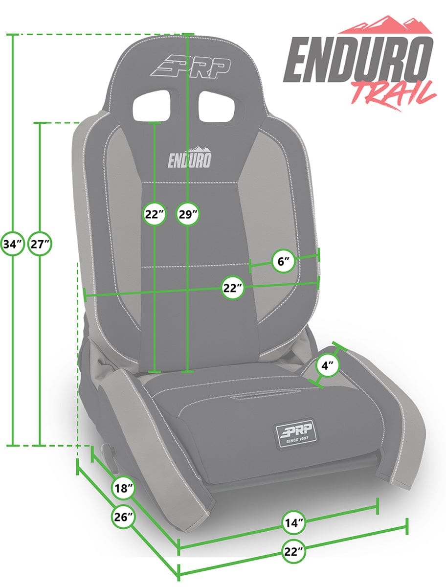 EnduroTrail Reclining Suspension Seat, Driver - Image 2
