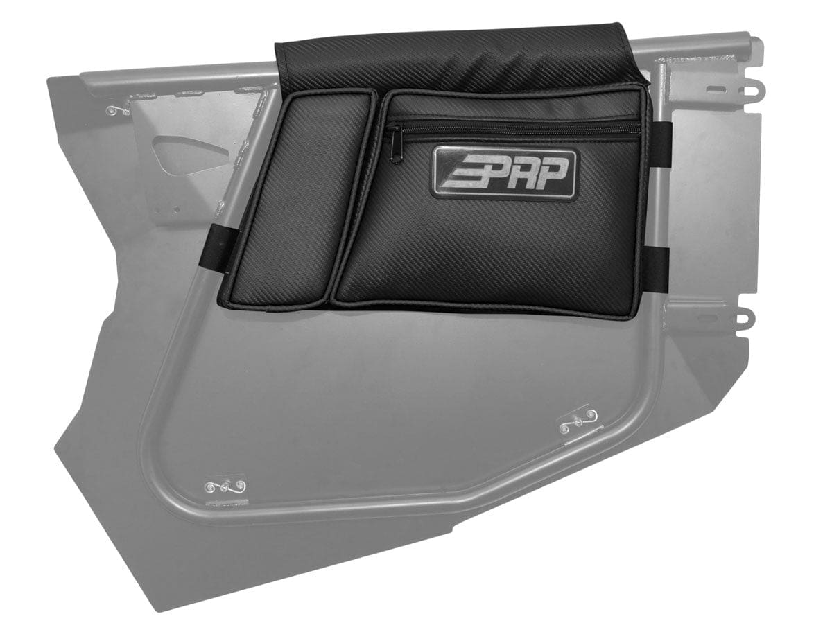 Door Bag with Knee Pad for PRP Steel Frame Doors, Passenger Side, Black - Image 2