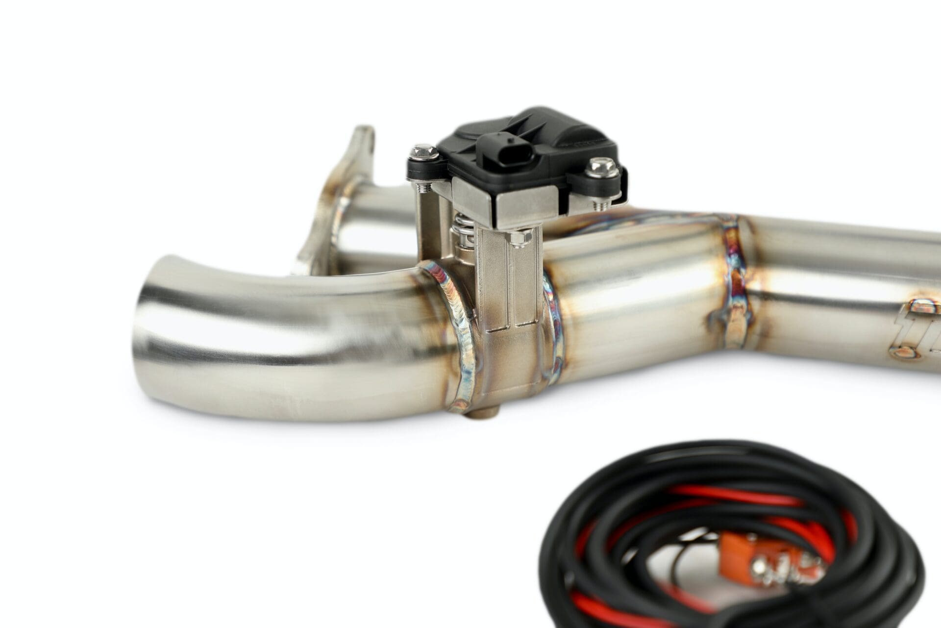 Rzr Pro Xp / 4 / Turbo R / 4 Side Piece Header Pipe (W/Electric Cut Out) - For Oem And Slip On Mufflers - Image 2
