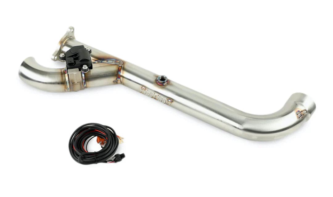 Rzr Xp/Xp4 Turbo / Turbo S/4 Side Piece Header Pipe (W/Electric Cut Out) - For Oem And Slip On Mufflers