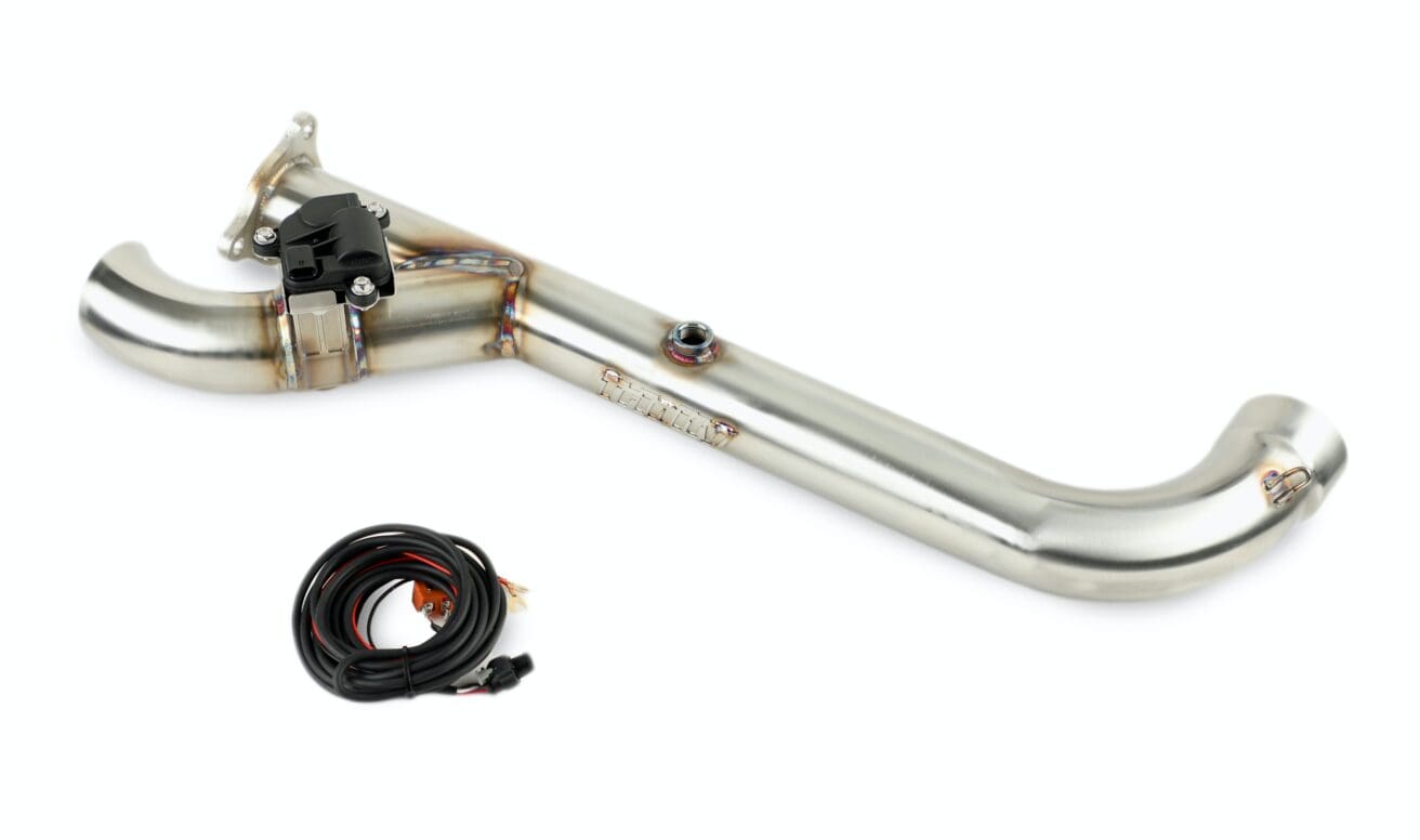 Rzr Pro Xp / 4 / Turbo R / 4 Side Piece Header Pipe (W/Electric Cut Out) - For Oem And Slip On Mufflers