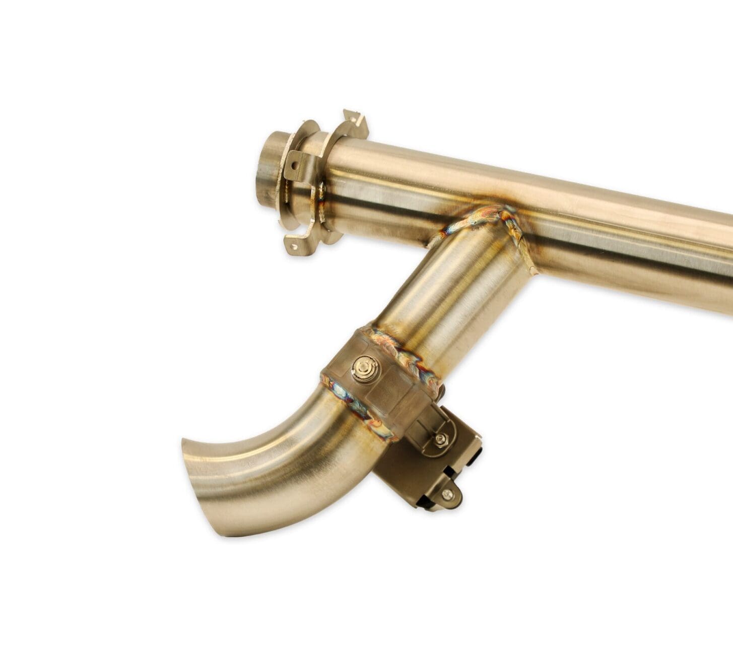 Maverick X3 / Max / Rr Side Piece Header Pipe (W/Electric Cut Out) - For Oem And Slip On Mufflers - Image 2