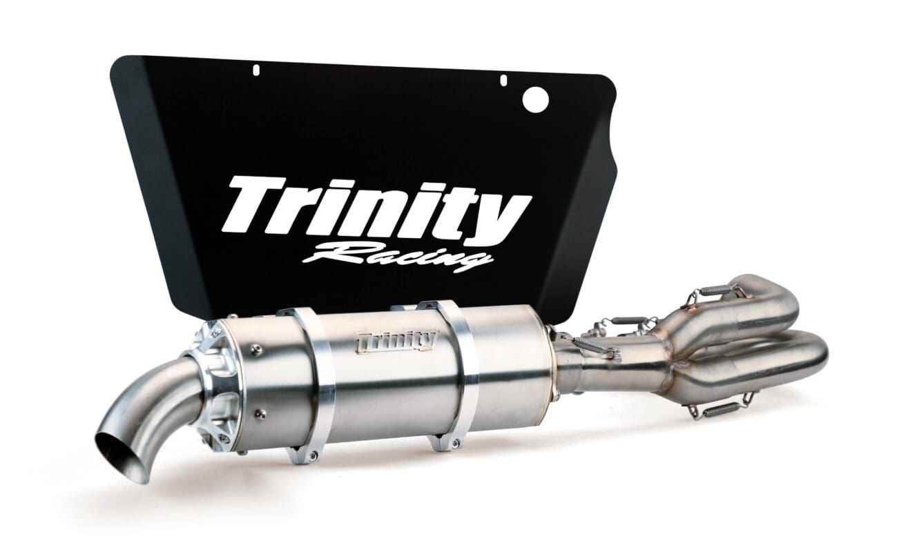 Rzr Xp 1000 / Rzr Xp4 1000 Stinger Full Exhaust (Single Muffler) - Stainless Steel Big Core Muffler