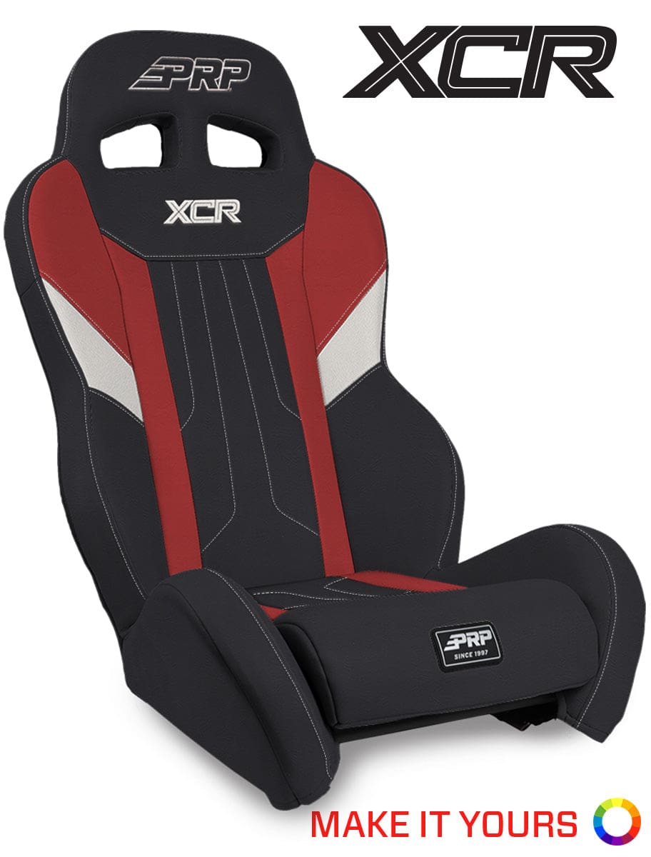 XCR Suspension Seat for Polaris RZR 570, 800, 900; Can-Am Commander (2011-2020), Can-Am Maverick (2013-2017); Arctic Cat Havoc, & Wildcat XX