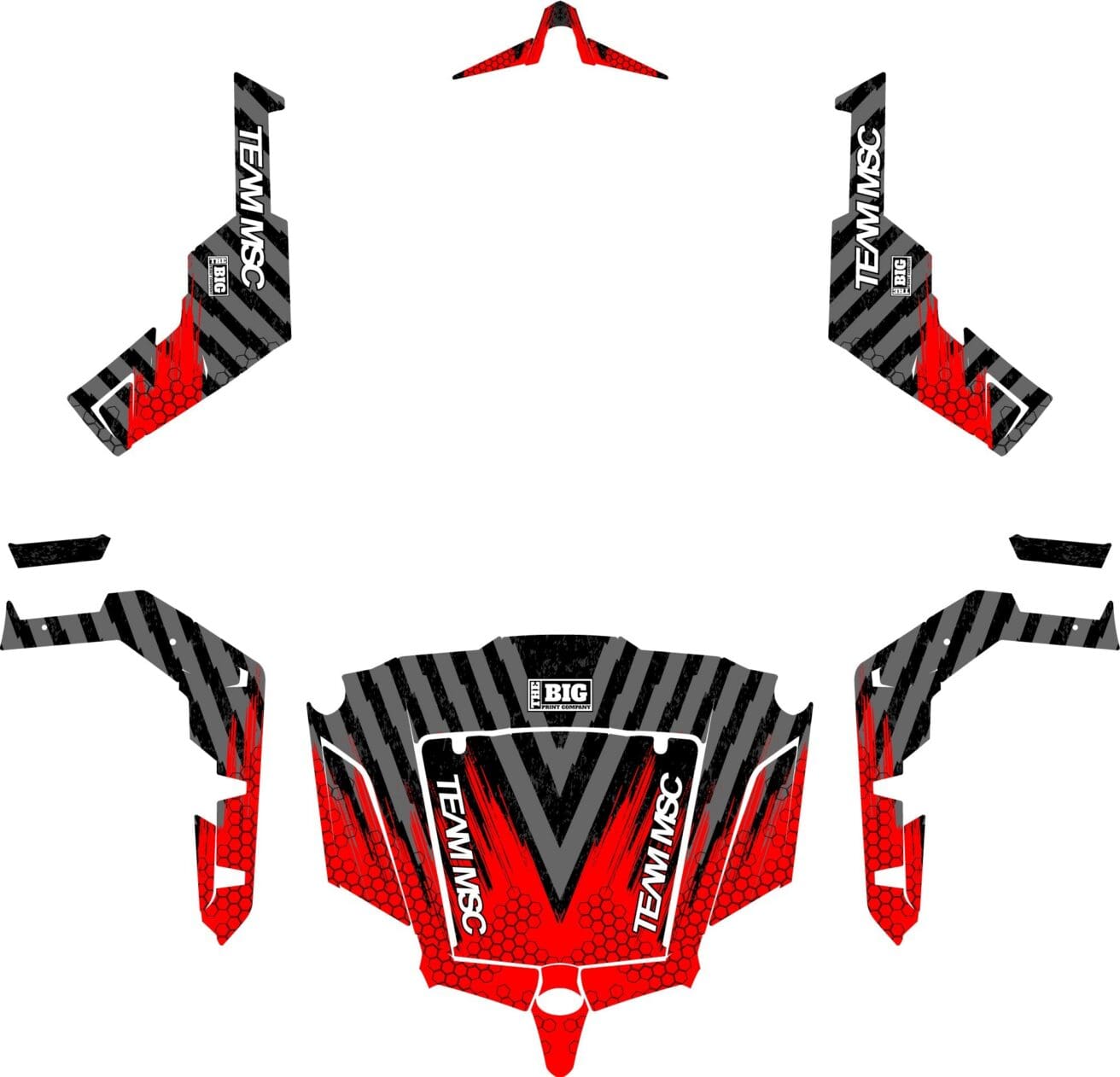 ZFORCE 800 (G1) - HONEYCOMB SERIES GRAPHIC KIT