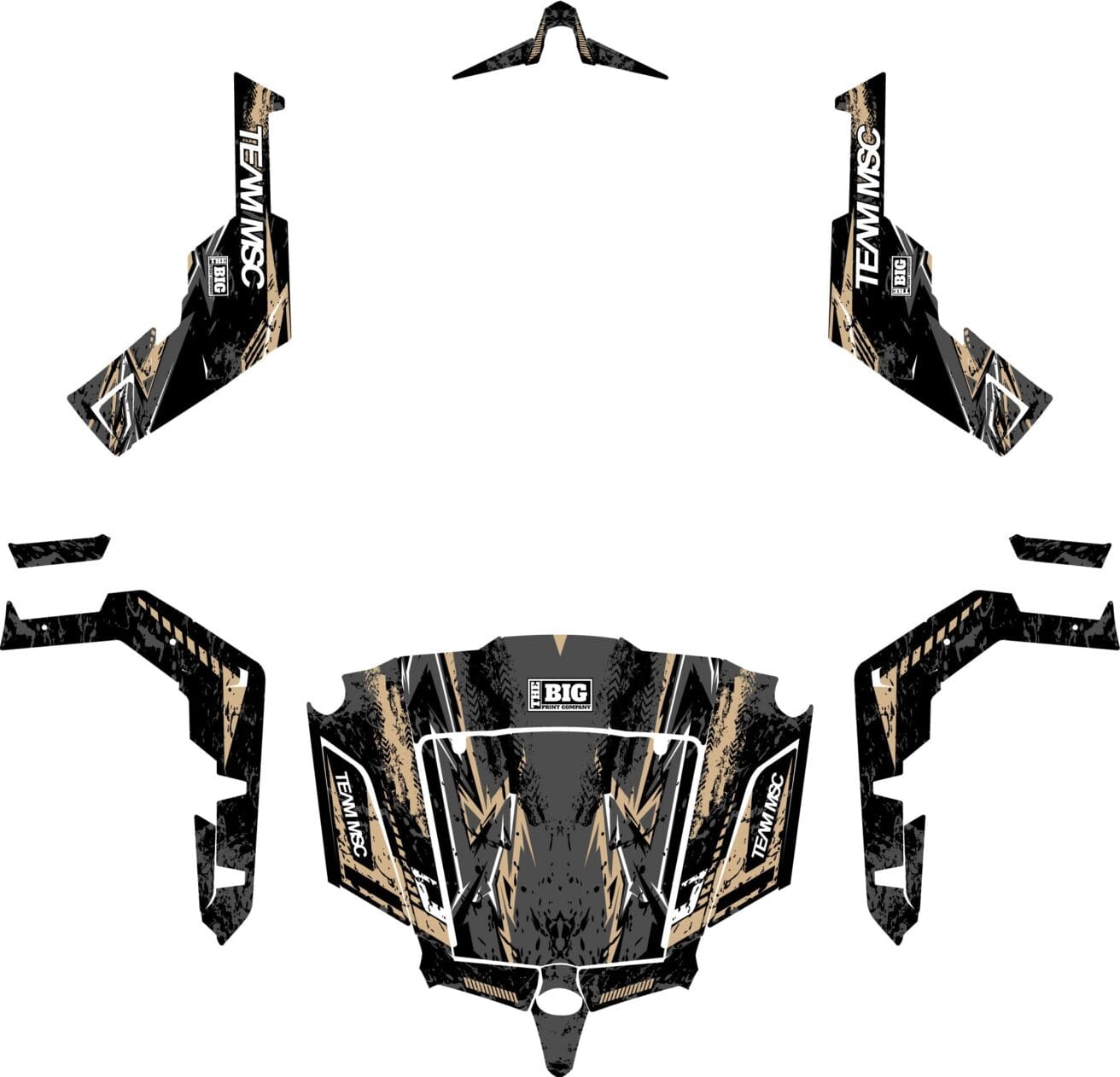 ZFORCE 800 (G1) - RACE SERIES GRAPHIC KIT