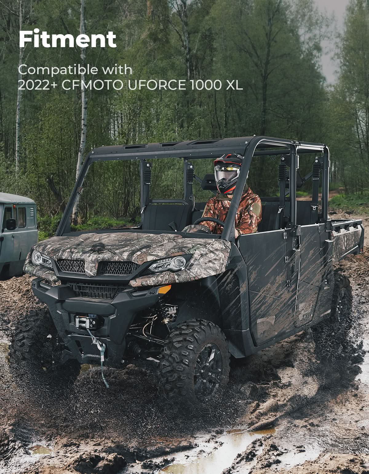 Aluminum 4pcs Half Doors for CFMOTO Uforce 1000XL 2022-2026 - Image 8