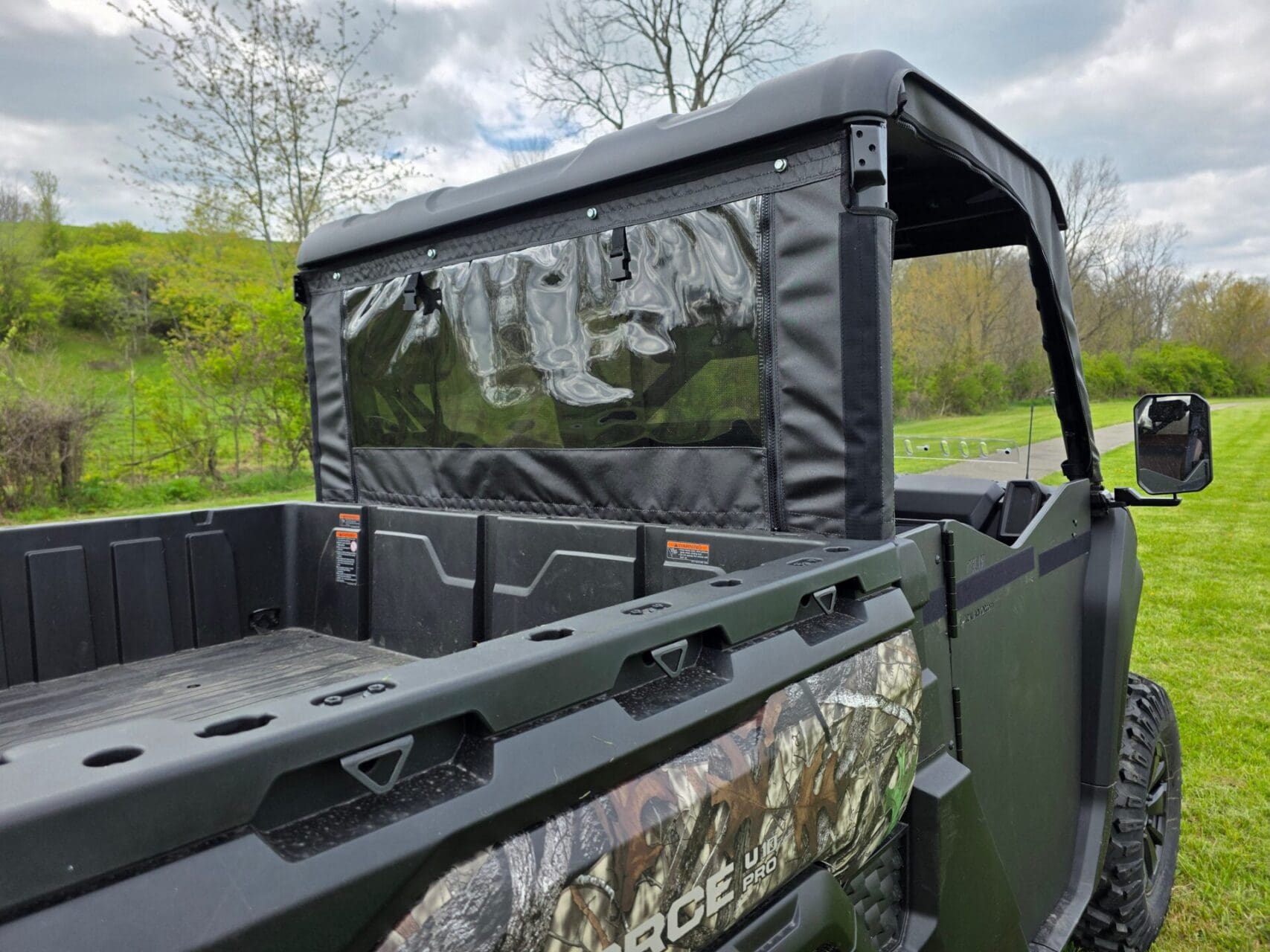 Arctic Cat Prowler PRO Crew - Soft Back Panel with Mesh/Vinyl Window - Image 4