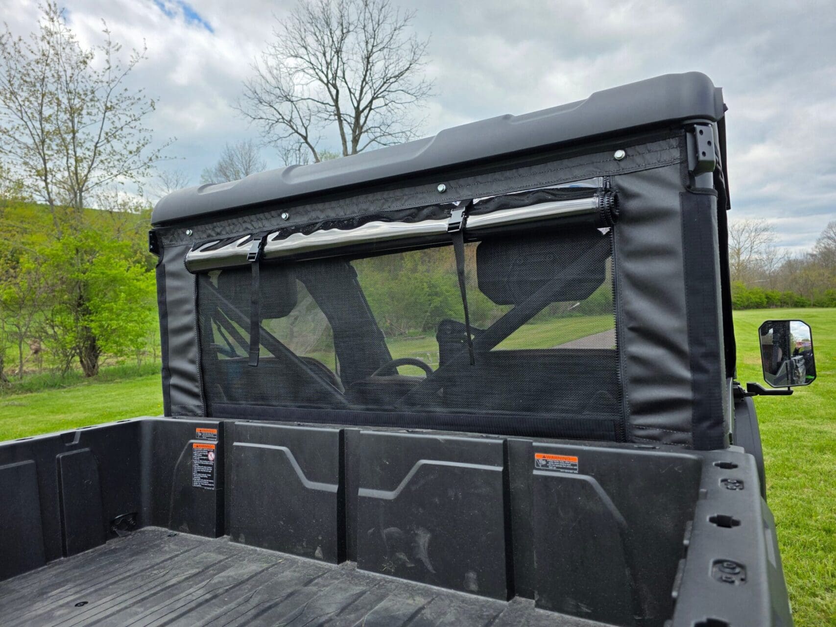 Arctic Cat Prowler PRO Crew - Soft Back Panel with Mesh/Vinyl Window - Image 2