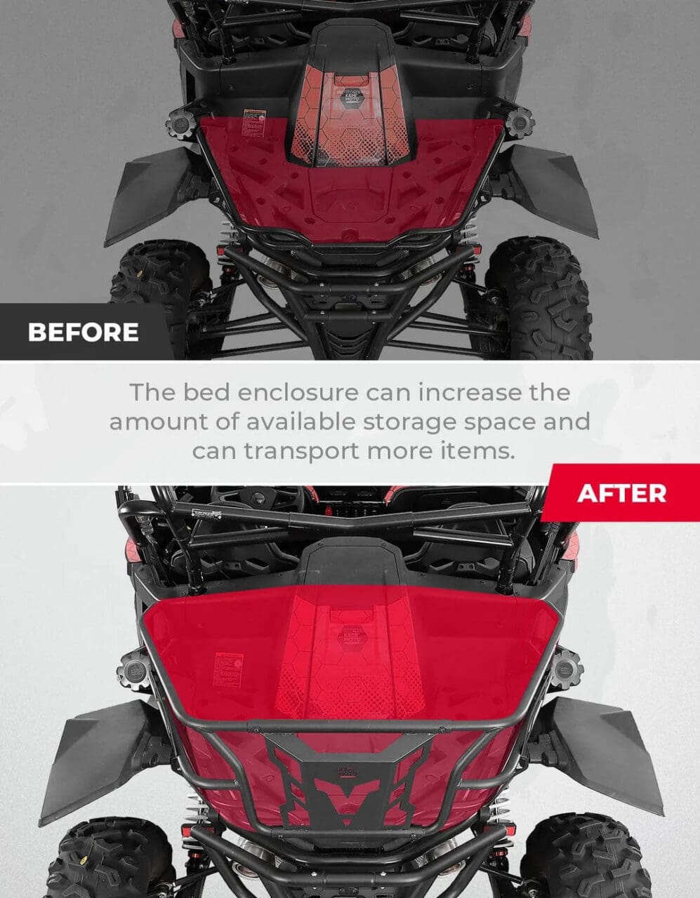 Bed Enclosure Rear Tailgate for CFMOTO ZFORCE 950 - Image 4
