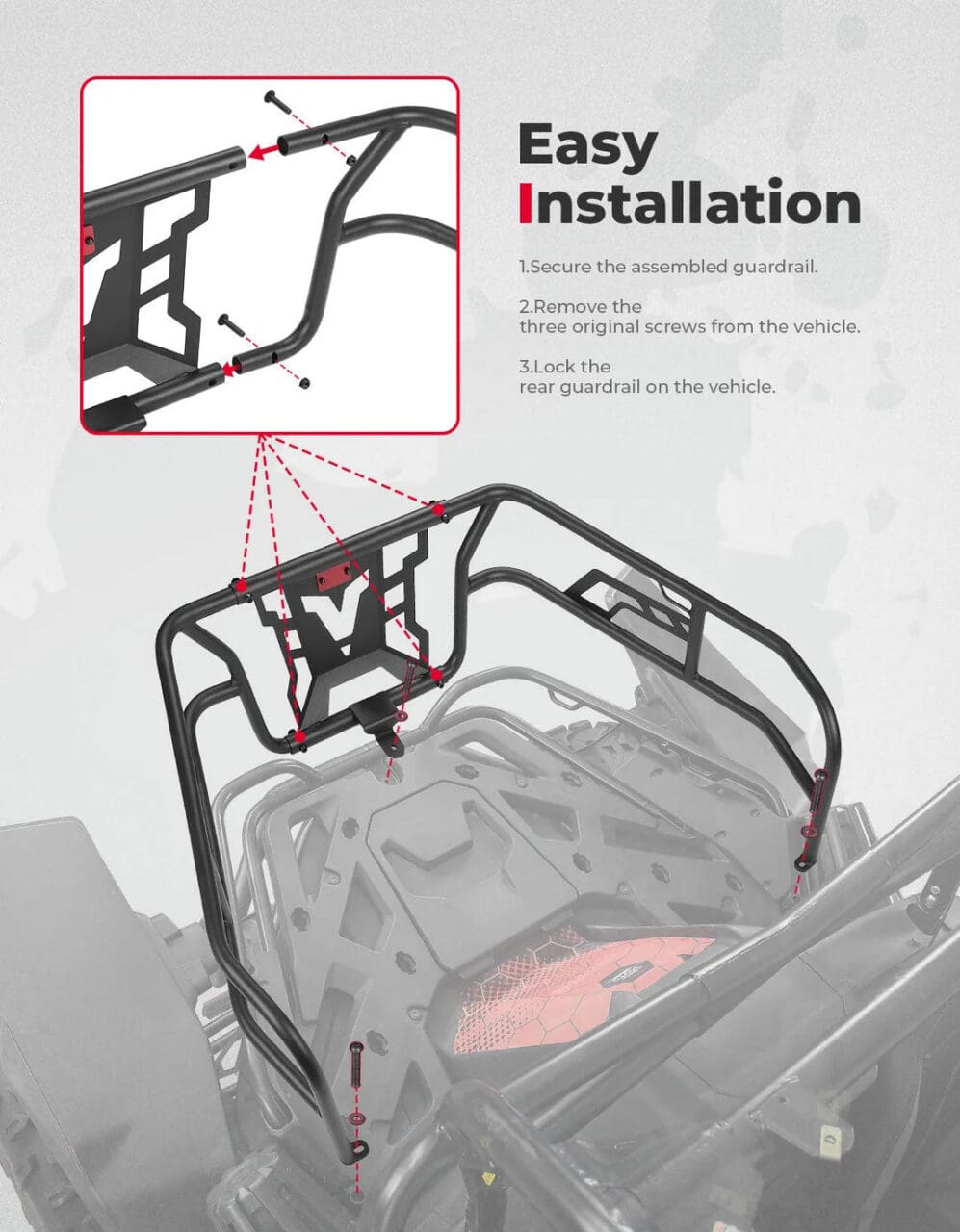 Bed Enclosure Rear Tailgate for CFMOTO ZFORCE 950 - Image 5