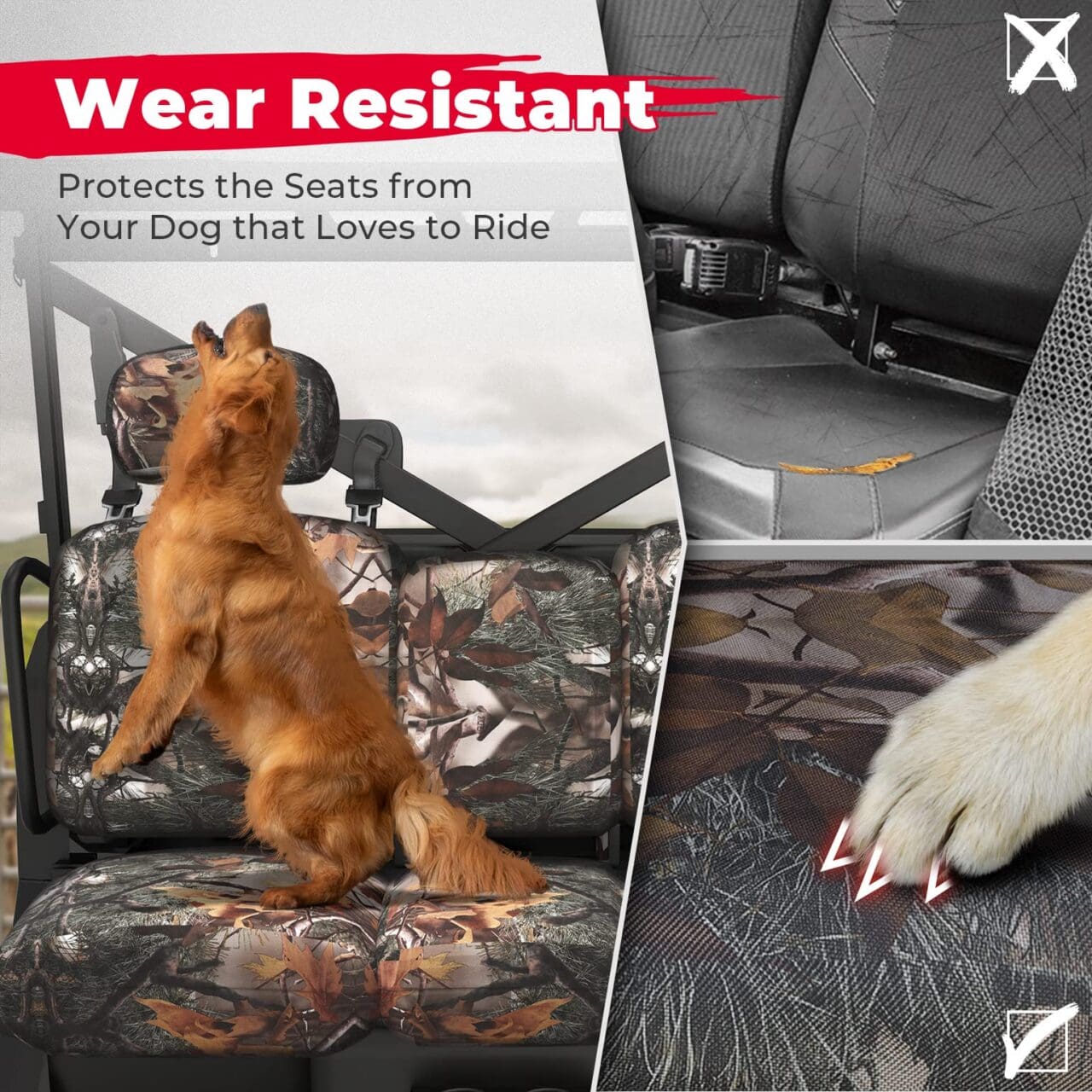 Camouflage Seat Cover for Can Am Defender HD5|7|8|9|10 - Image 2