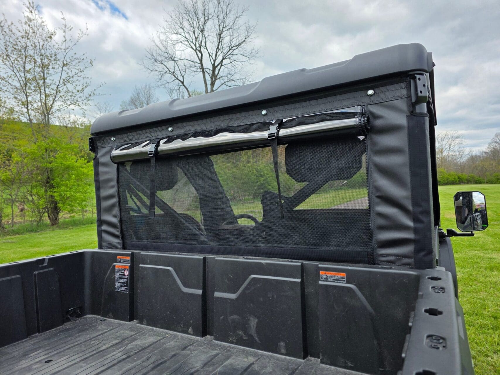 Can-Am Defender - Soft Back Panel with Mesh/Vinyl Window - Image 3