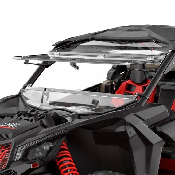 Can-Am Maverick X3 Scratch-Resistant Flip Windshield
