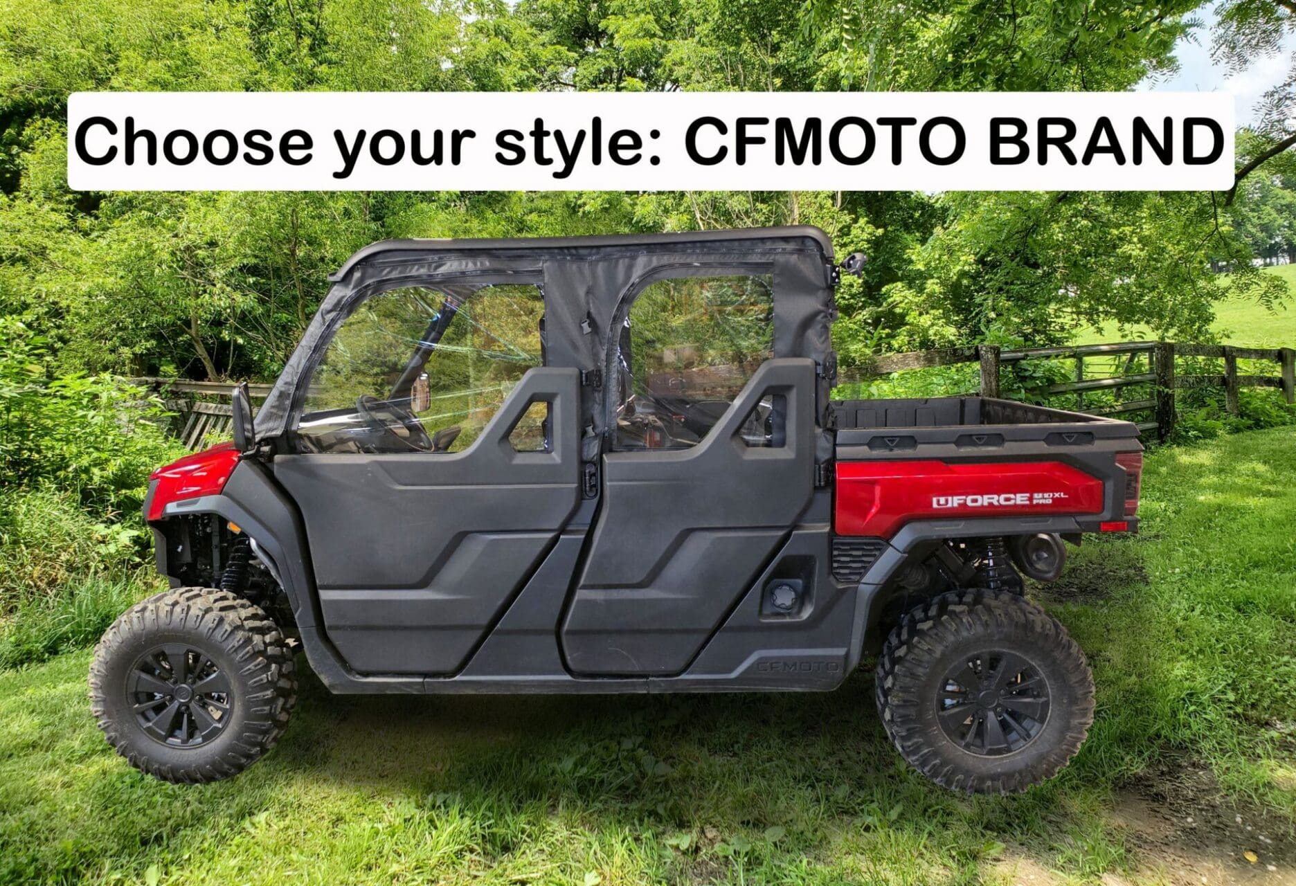 CFMoto UForce XL Pro-Upper DoorsRear Combo - Image 3