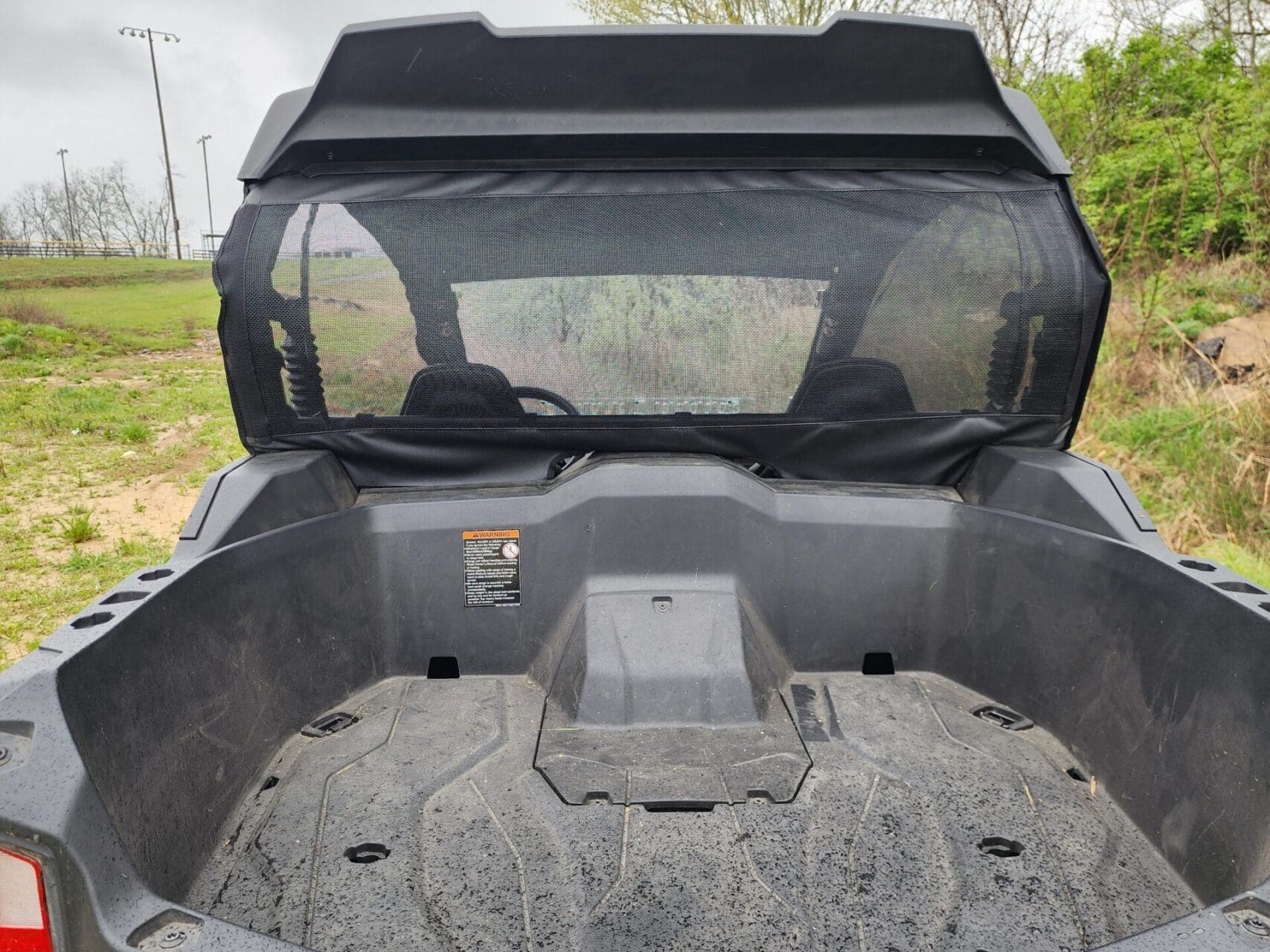CFMoto ZForce 800 Trail/950 Sport - Rear Panel with Mesh Window - Image 2
