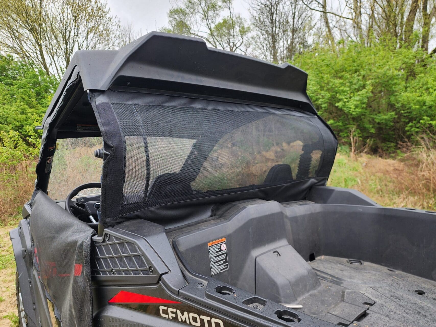 CFMoto ZForce 800 Trail/950 Sport - Rear Panel with Mesh Window